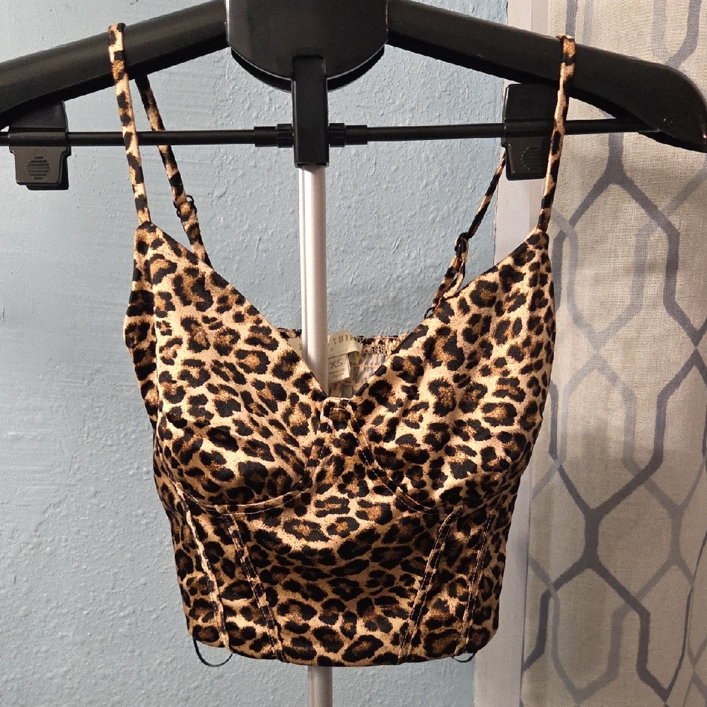 Leopard Print Women's Bra